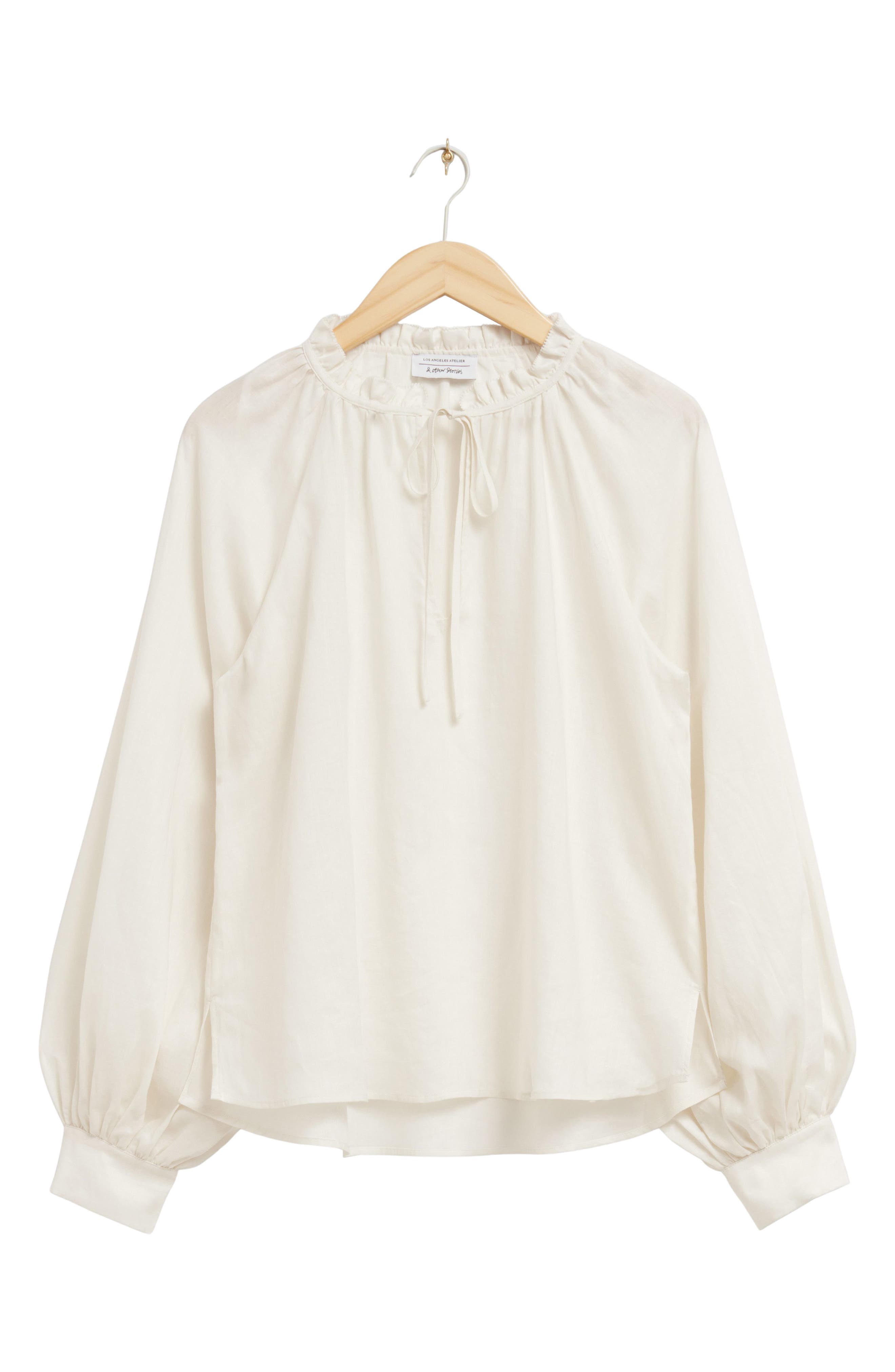 & Other Stories La Anita Ruffle Neck Top