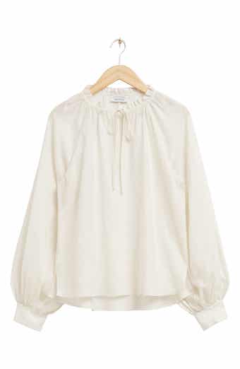 & Other Stories La Anita Ruffle Neck Top
