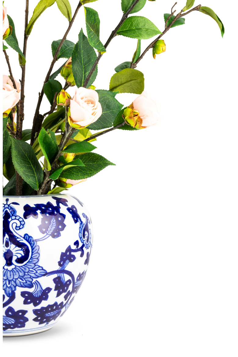 Beau Toile Rose Branch Arrangement, Alternate, color, Pink