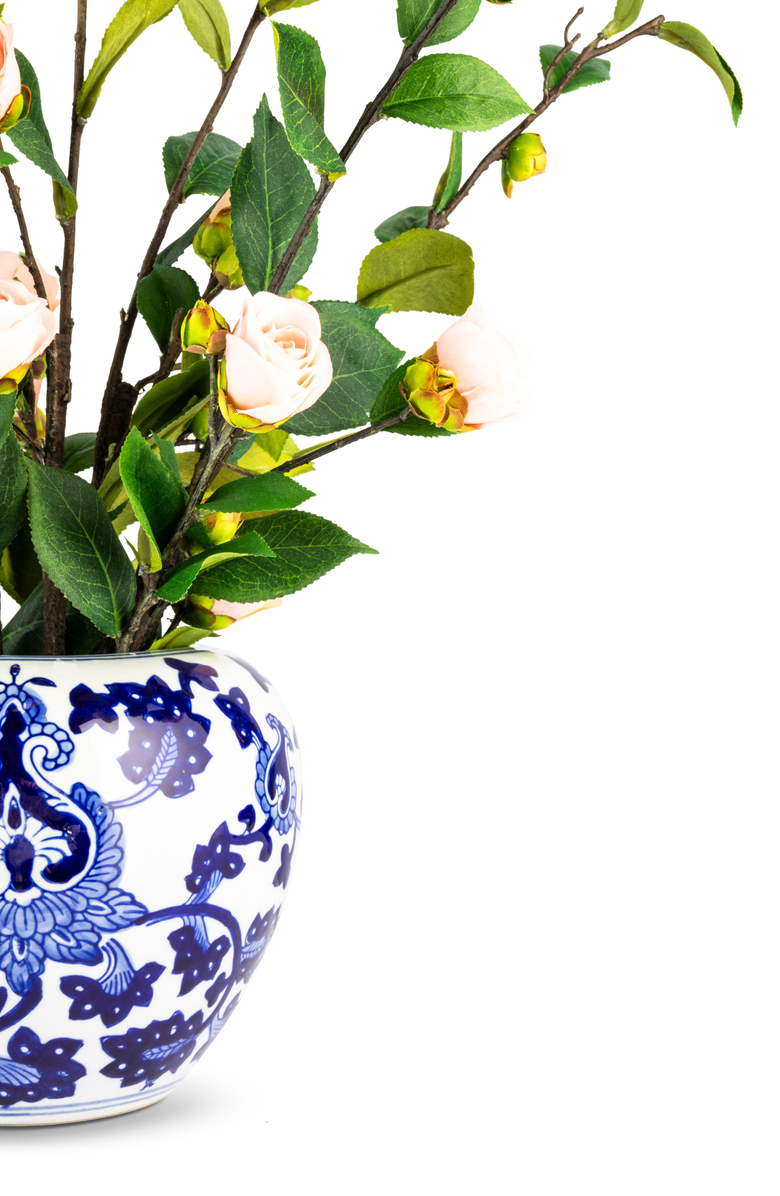 CocoBella Beau Toile Rose Branch Arrangement, Alternate, color, Pink