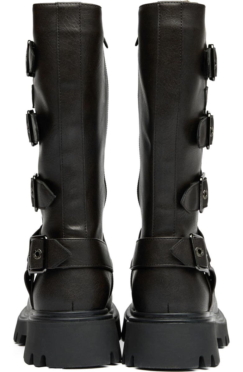 V.GAN LONDON Vegan Cosmic Biker Boots, Alternate, color, Black