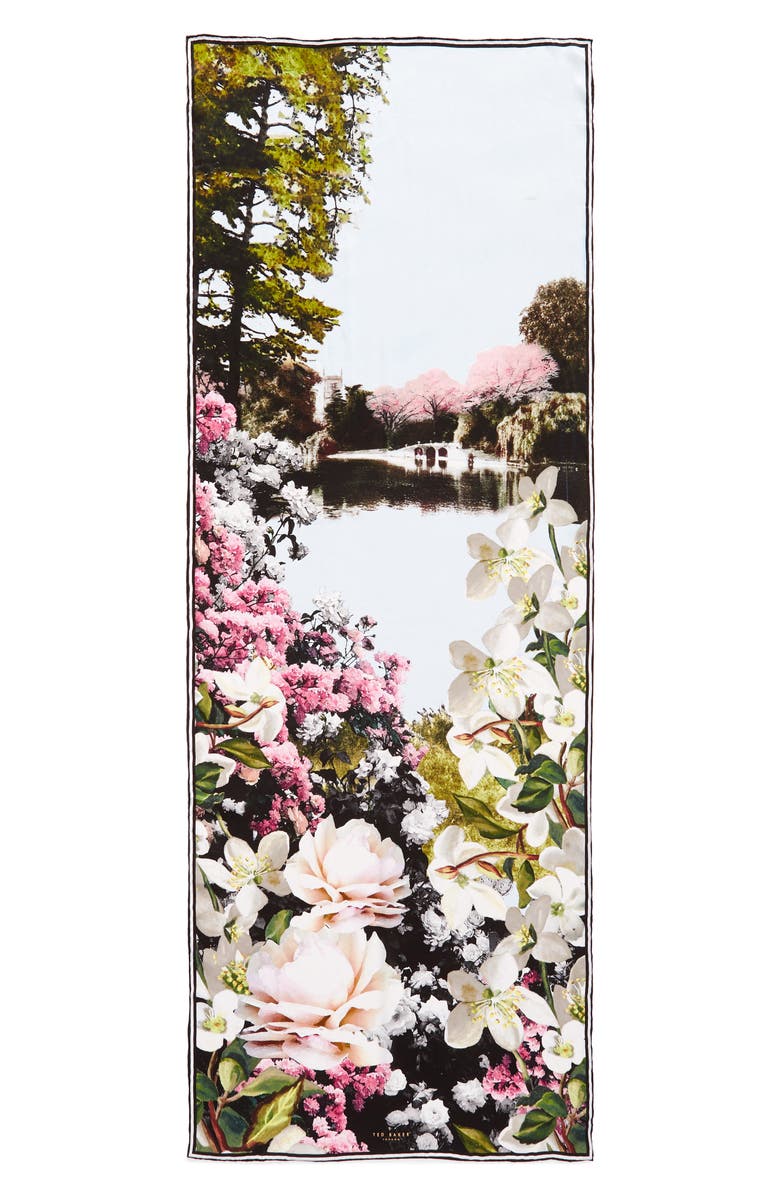 Ted Baker London Windermere Long Silk Scarf, Alternate, color, 