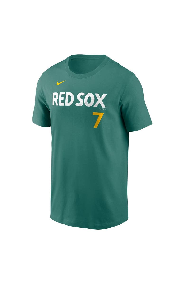 Nike Men's Nike Masataka Yoshida Green Boston Red Sox 2025 City Connect Fuse Name & Number T-Shirt, Alternate, color, 