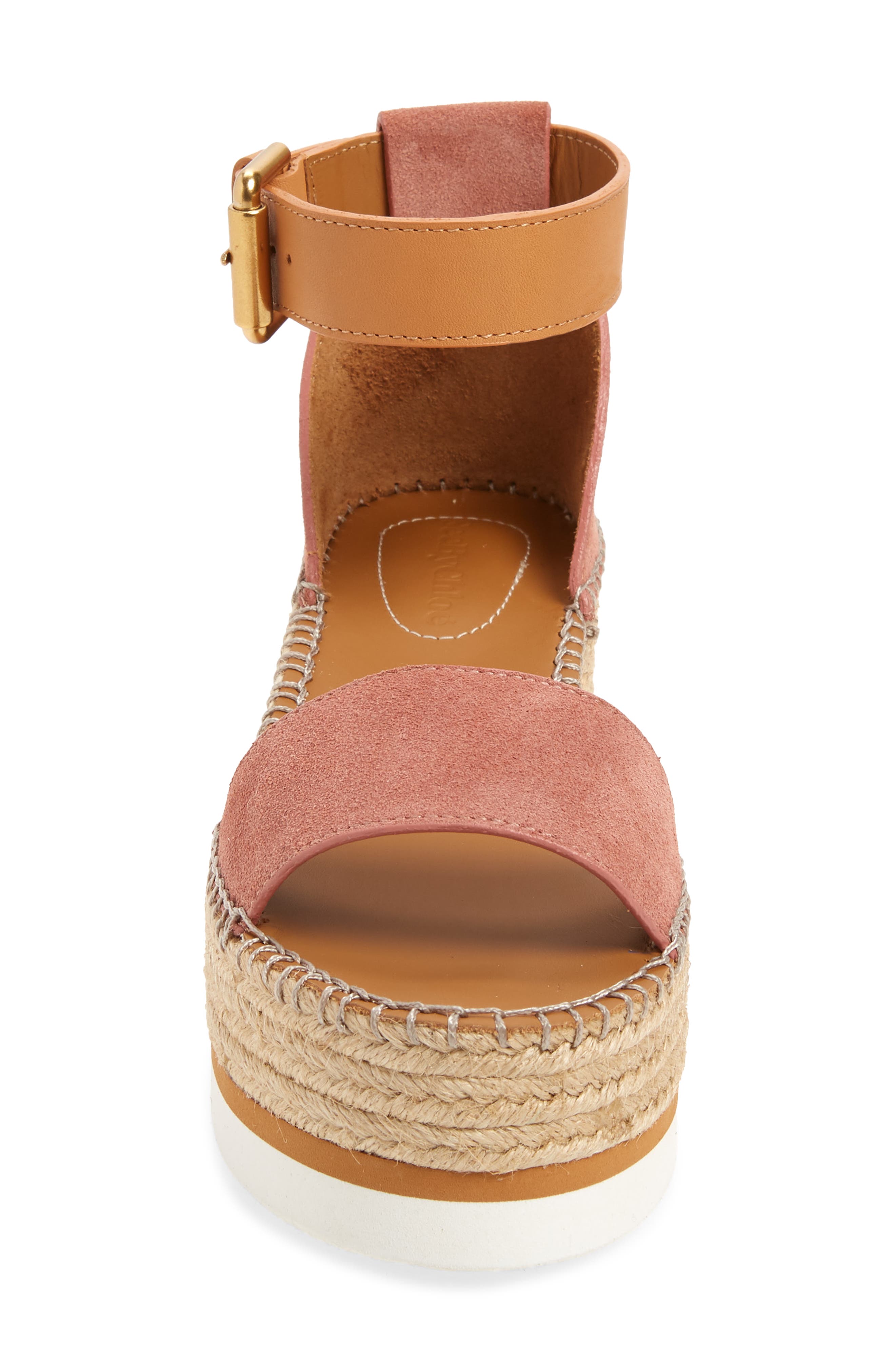 Glyn Platform Espadrille Sandal, Alternate, color, DARK PINK