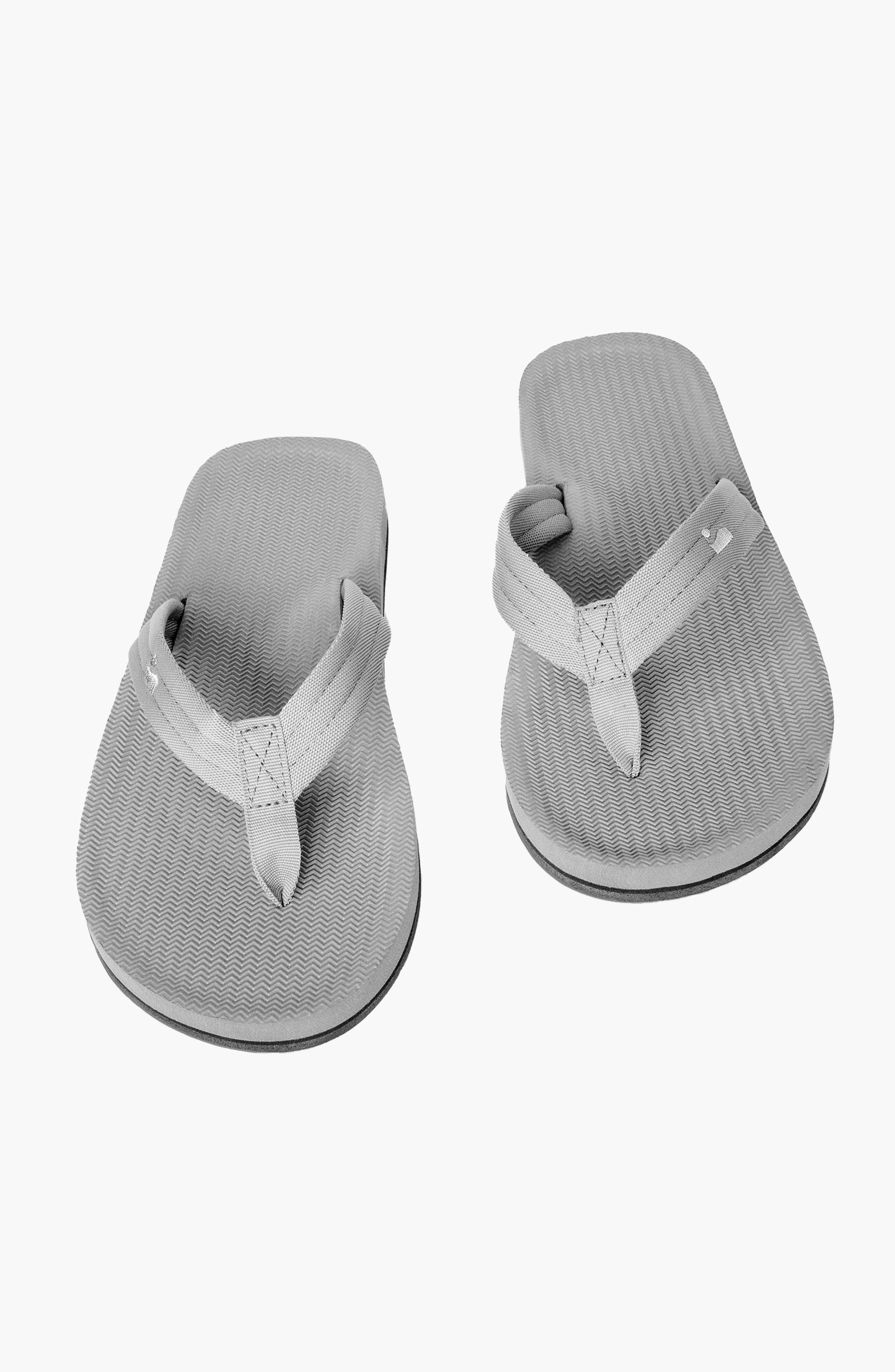 Responsibly-Made Tire Sole Easy Living Flip Flops, Alternate, color, Granite