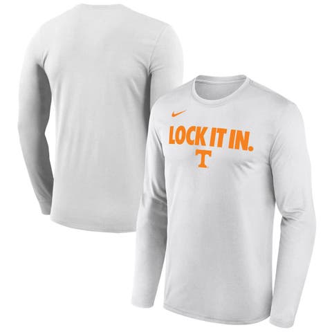 Men's Nike  White Tennessee Volunteers 2026 On-Court Bench Long Sleeve T-Shirt