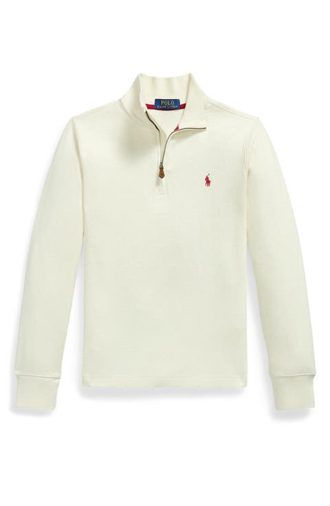 Kids' Estate Rib Quarter Zip Pullover Sweater
