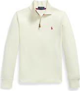 Polo Ralph Lauren Kids' Estate Rib Quarter Zip Pullover Sweater