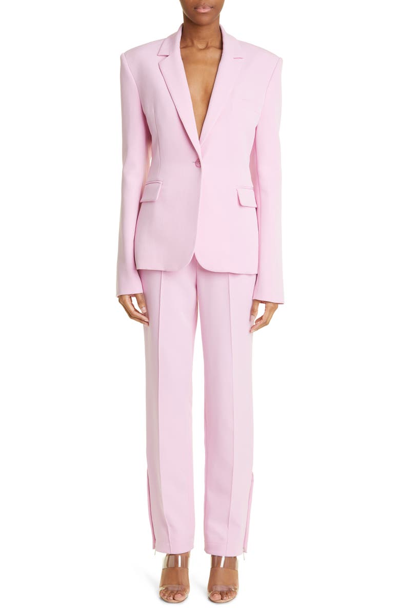 LAPOINTE Tailored Crepe Track Pants, Alternate, color, 