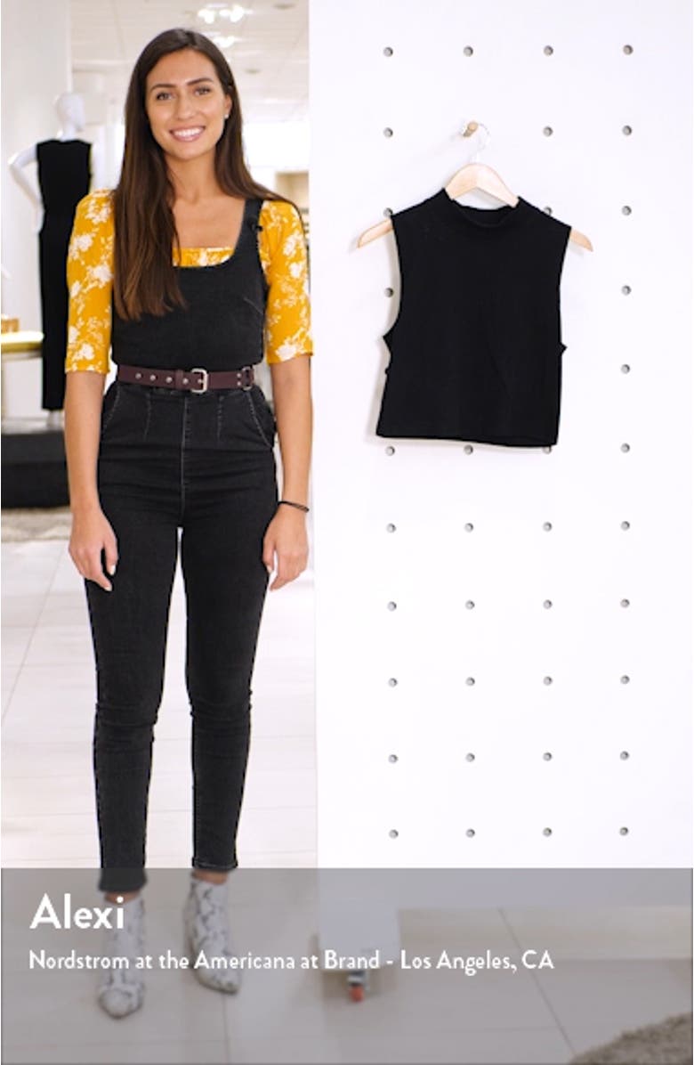 x Claudia Sulewski Mock Neck Crop Top, sales video thumbnail