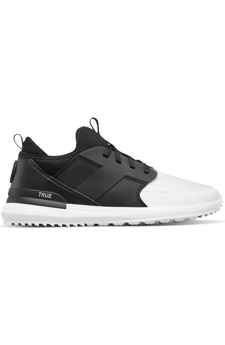 TRUE linkswear True Lux Waterproof Sneaker, Alternate, color, Black