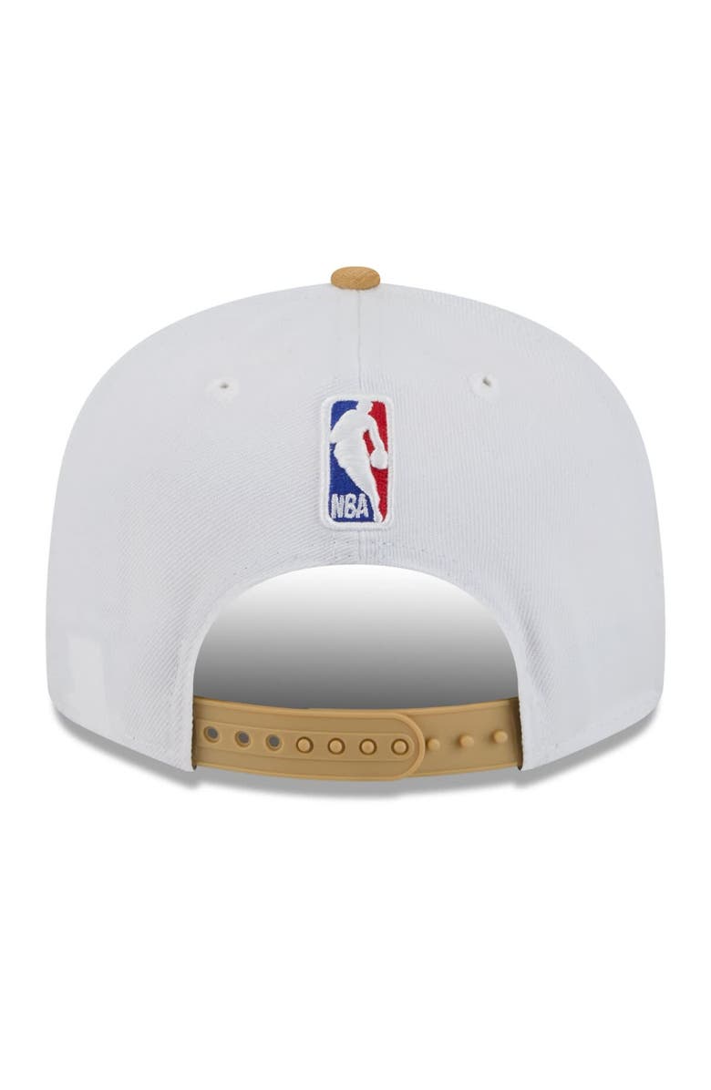 New Era Men's New Era White/Gold Boston Celtics 2025/26 City Edition 9FIFTY Snapback Hat, Alternate, color, White