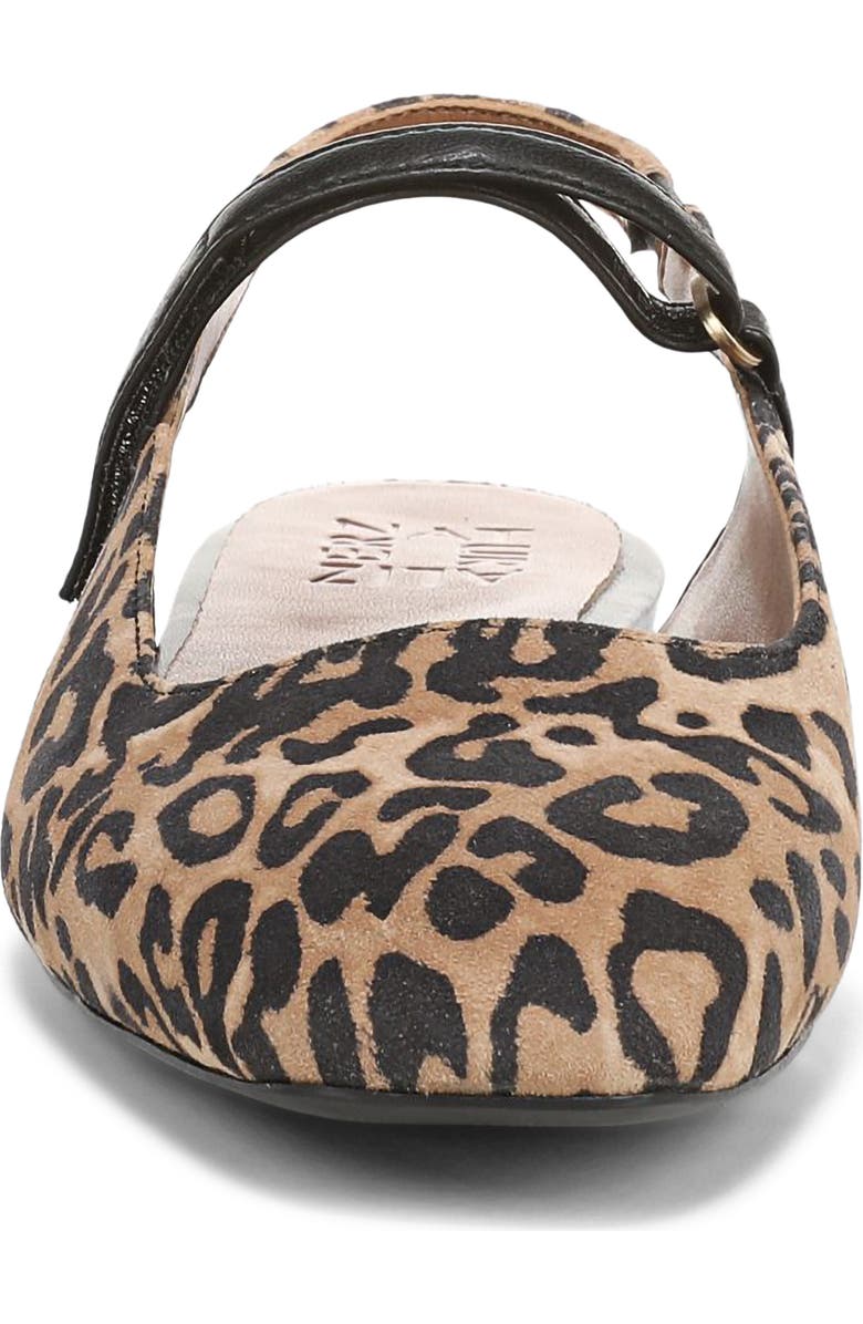 Naturalizer Connie Slingback Mary Jane Flat, Alternate, color, Leopard Print