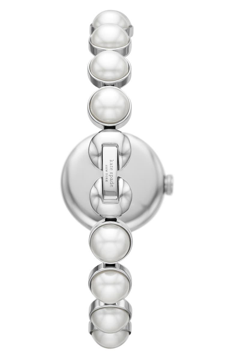 Kate Spade New York monroe imitation pearl strap watch, 24mm, Alternate, color,