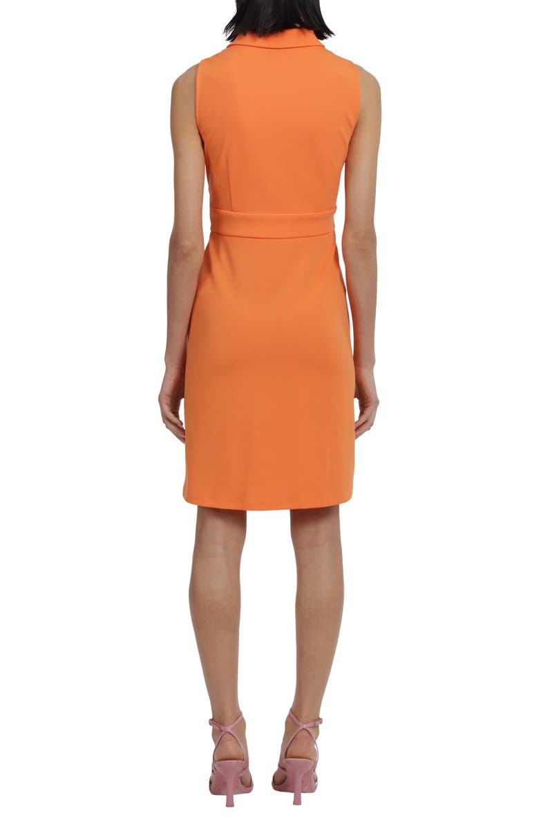 DONNA MORGAN FOR MAGGY Zip Front Sleeveless Dress, Alternate, color, 