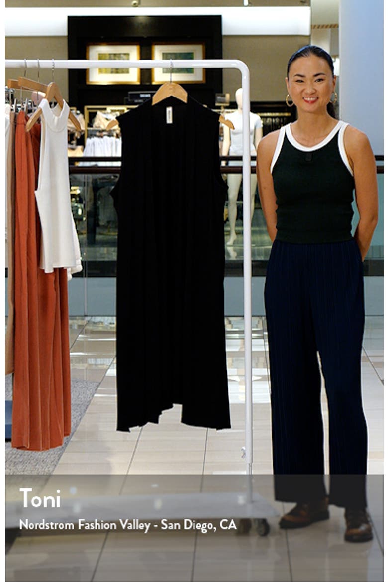 Open Front Long Vest video