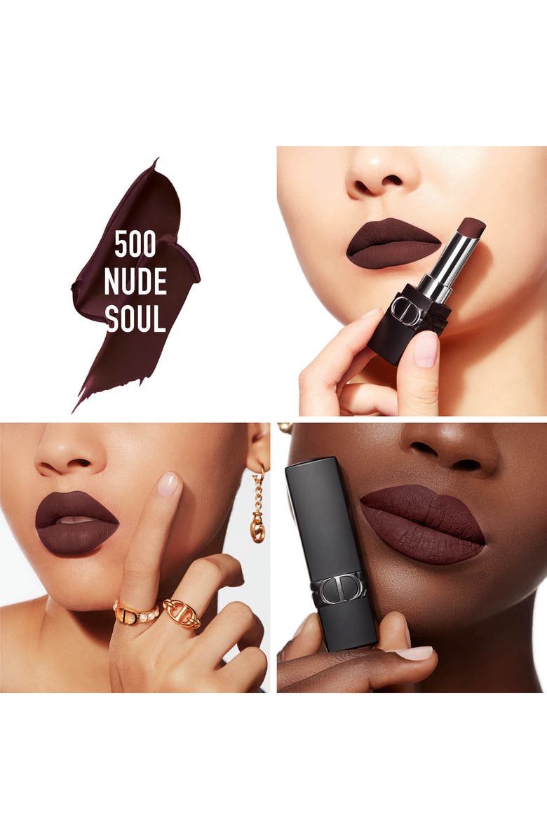 DIOR Rouge Dior Forever Transfer-Proof Lipstick, Alternate, color, 500 Nude Soul