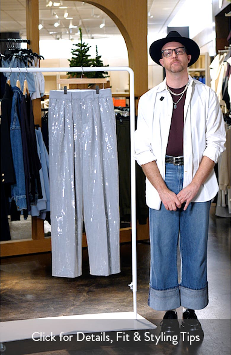 Good '90s Sequin Pants, sales video thumbnail