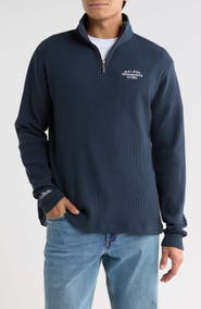 Malbon Golf Flyer Ironworks Mid Layer Stretch Cotton Thermal Pullover