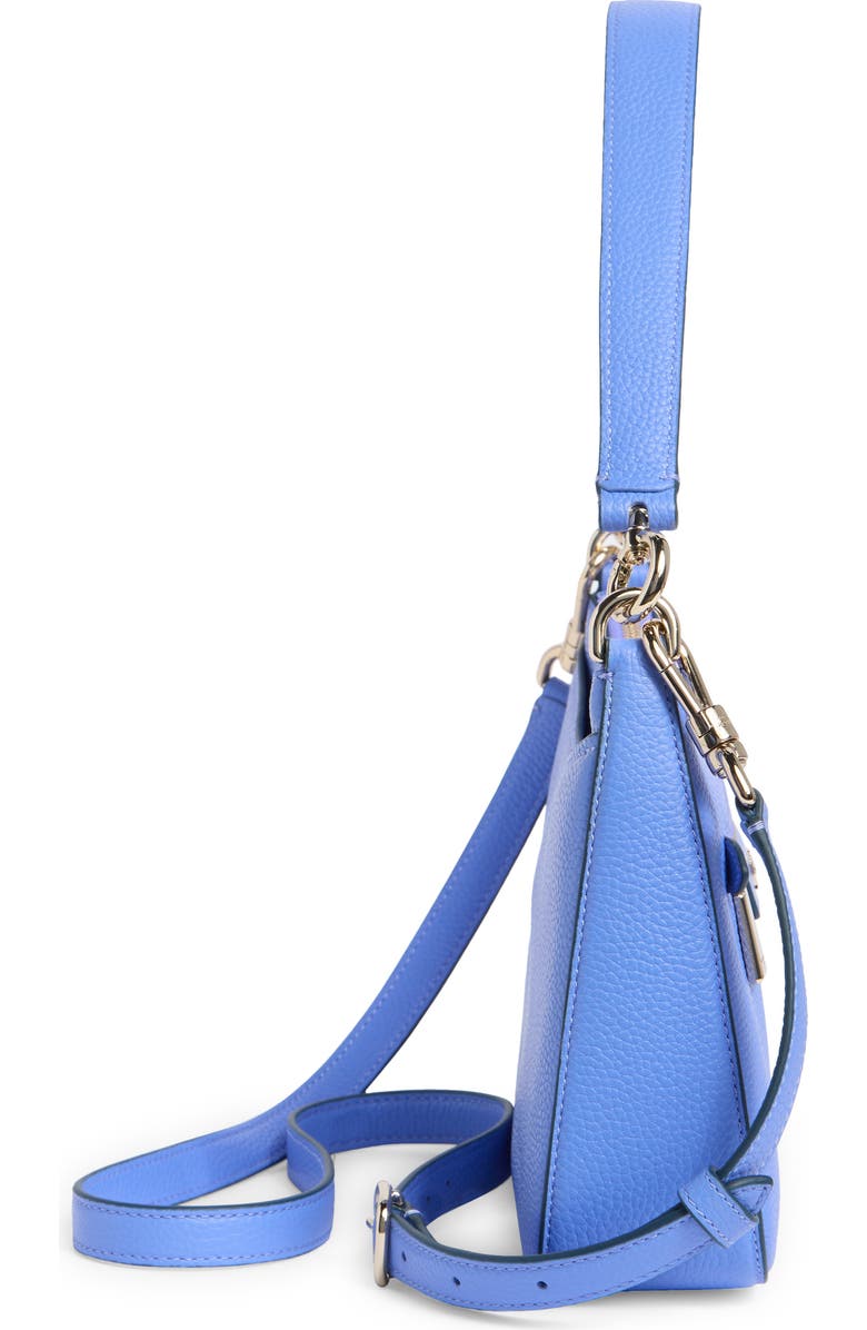 Kate Spade New York hudson pebbled leather medium shoulder bag, Alternate, color, Dark Periwinkle
