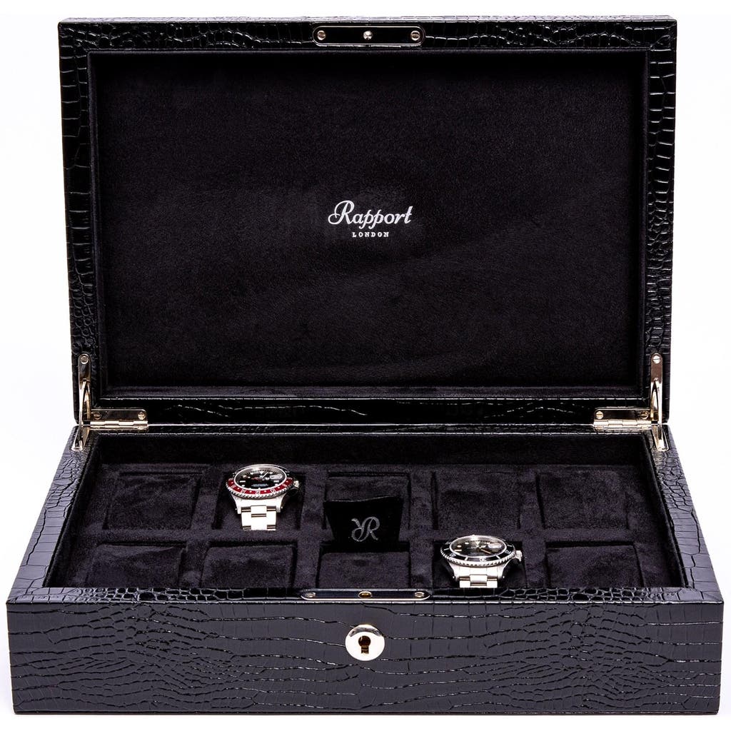 Rapport London BROMPTON TEN WATCH BOX in Black  product