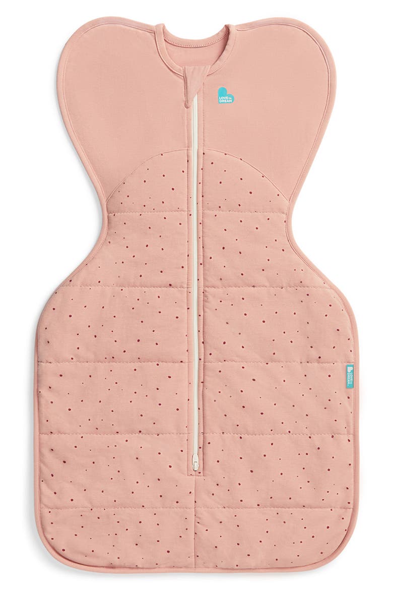 Swaddle Up™ Warm 2.5 TOG Quilted Swaddle, Main, color, BLUSH PINK
