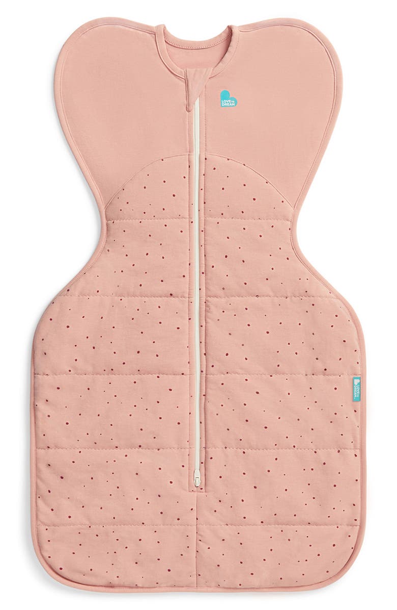 LOVE TO DREAM Swaddle Up<sup>™</sup> Warm 2.5 TOG Quilted Swaddle, Main, color, Blush Pink