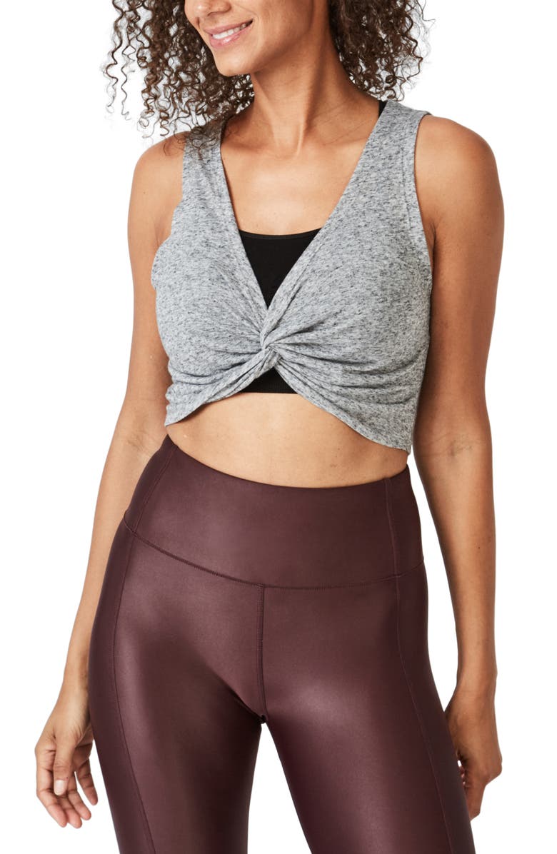 Sweaty Betty Arc Knot Cropped Tank Top, Main, color, 