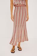 Rails Nari Stripe Cotton Knit Skirt