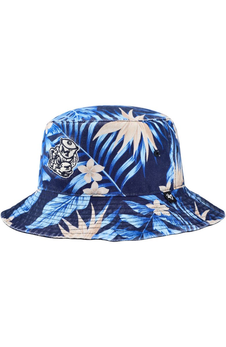 '47 Men's '47 Navy Michigan Wolverines Tropicalia Bucket Hat, Main, color, 