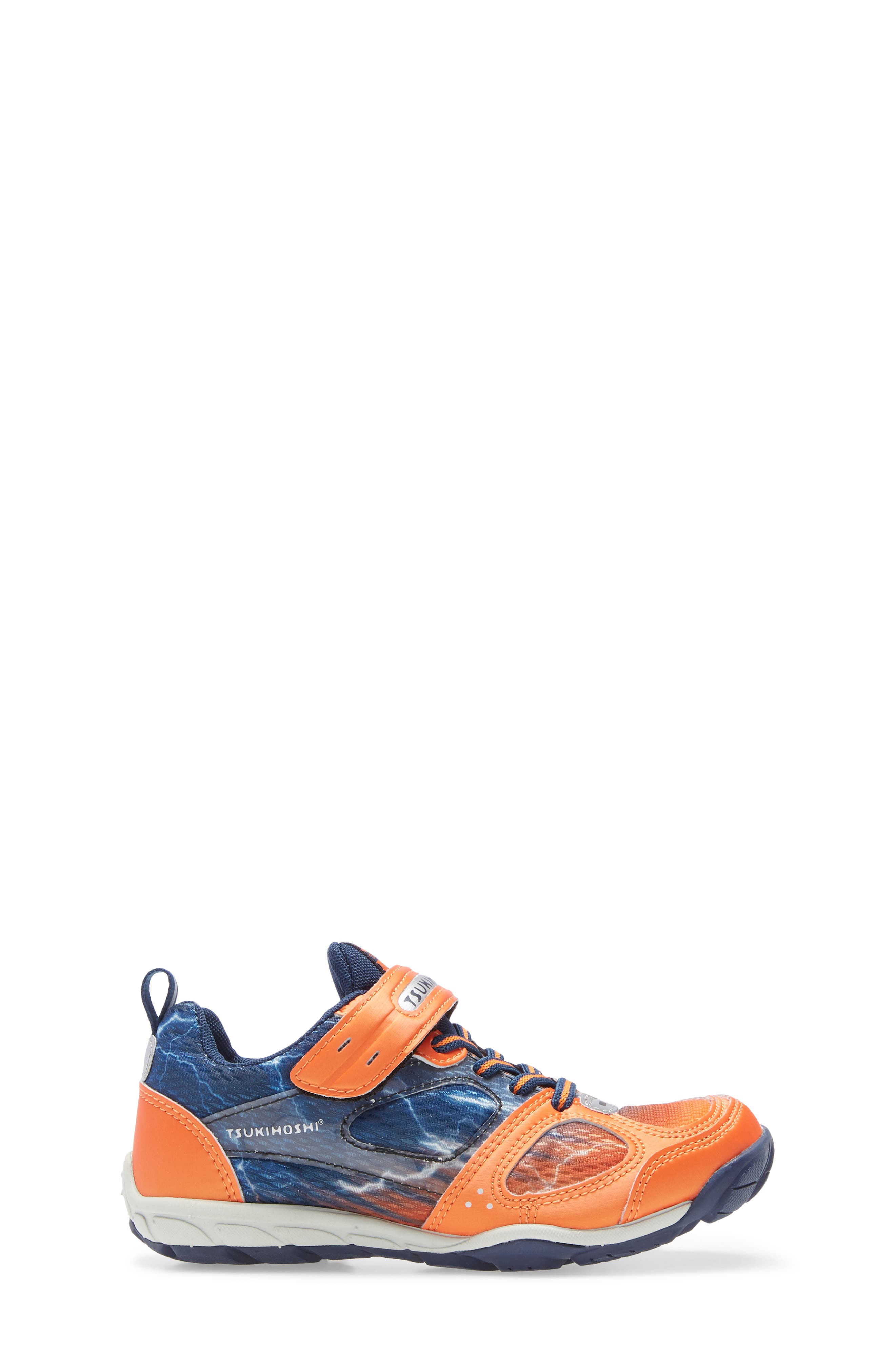 Tsukihoshi Mako Washable Sneaker, Alternate, color, Orange/ Navy
