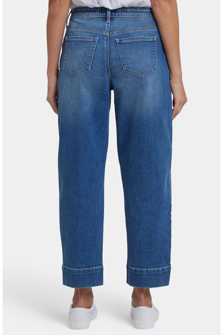 Pleated High Waist Ankle Balloon Jeans, Alternate, color, PICASSO LAKE