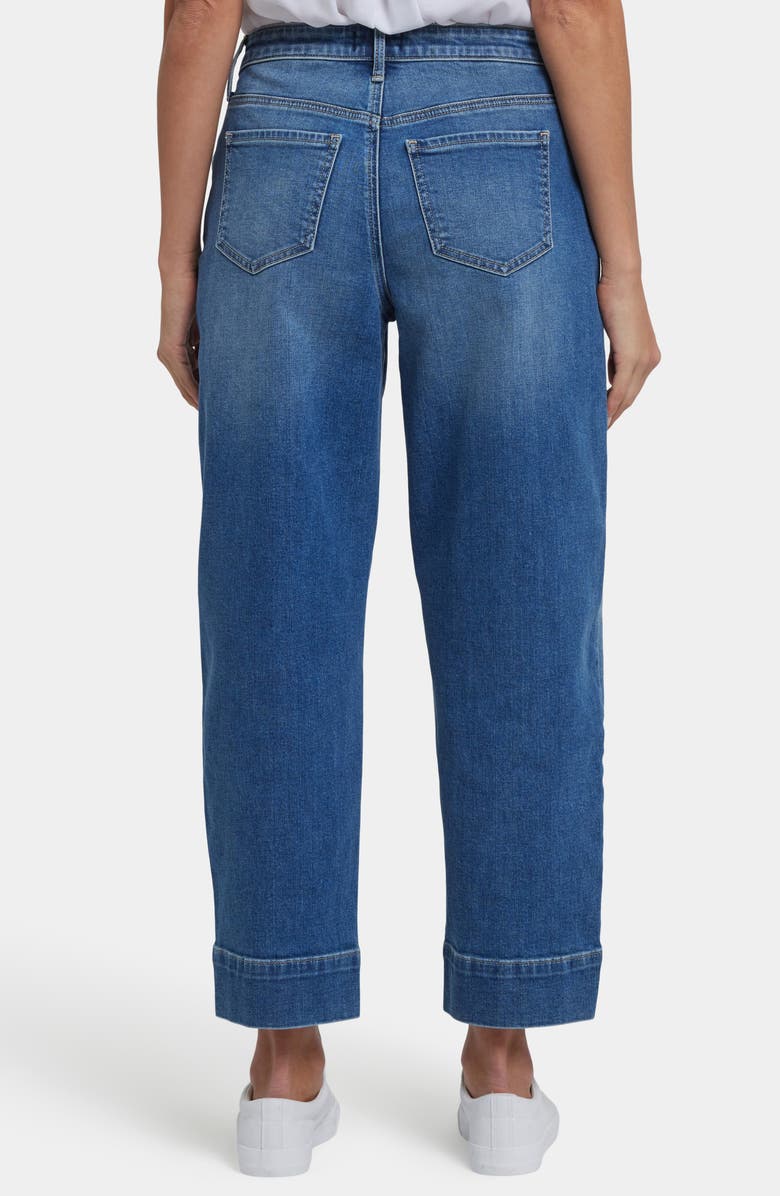 NYDJ Pleated High Waist Ankle Balloon Jeans, Alternate, color, Picasso Lake