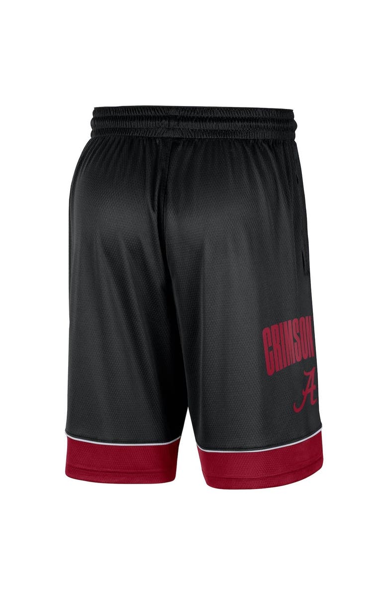Nike Men's Nike Black Alabama Crimson Tide Fast Break Performance Shorts, Alternate, color, 