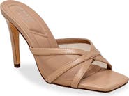 CHASE AND CHLOE Mesh Mule Stiletto Sandal