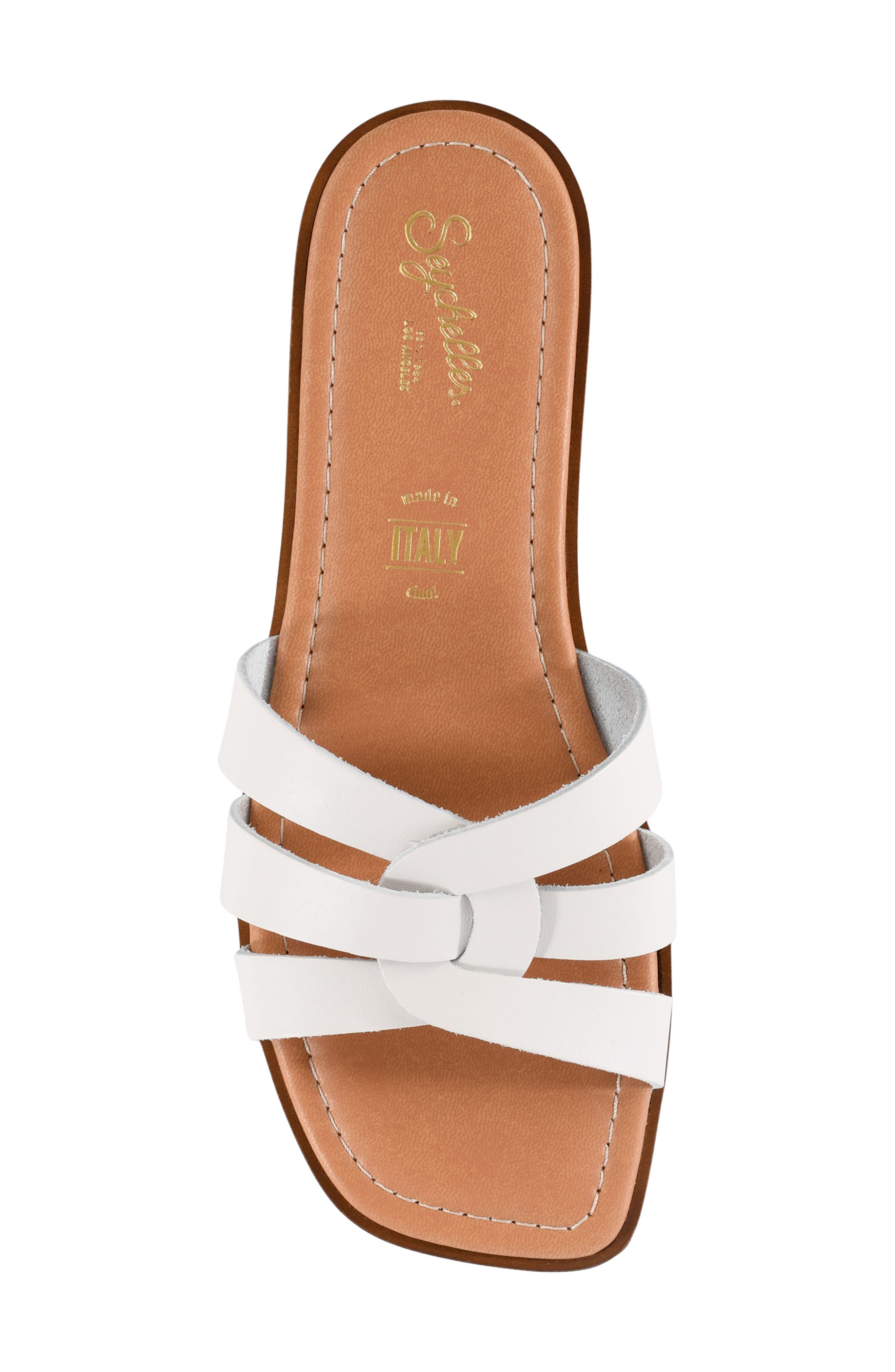 Seychelles Leila Slide Sandal, Alternate, color, Off White