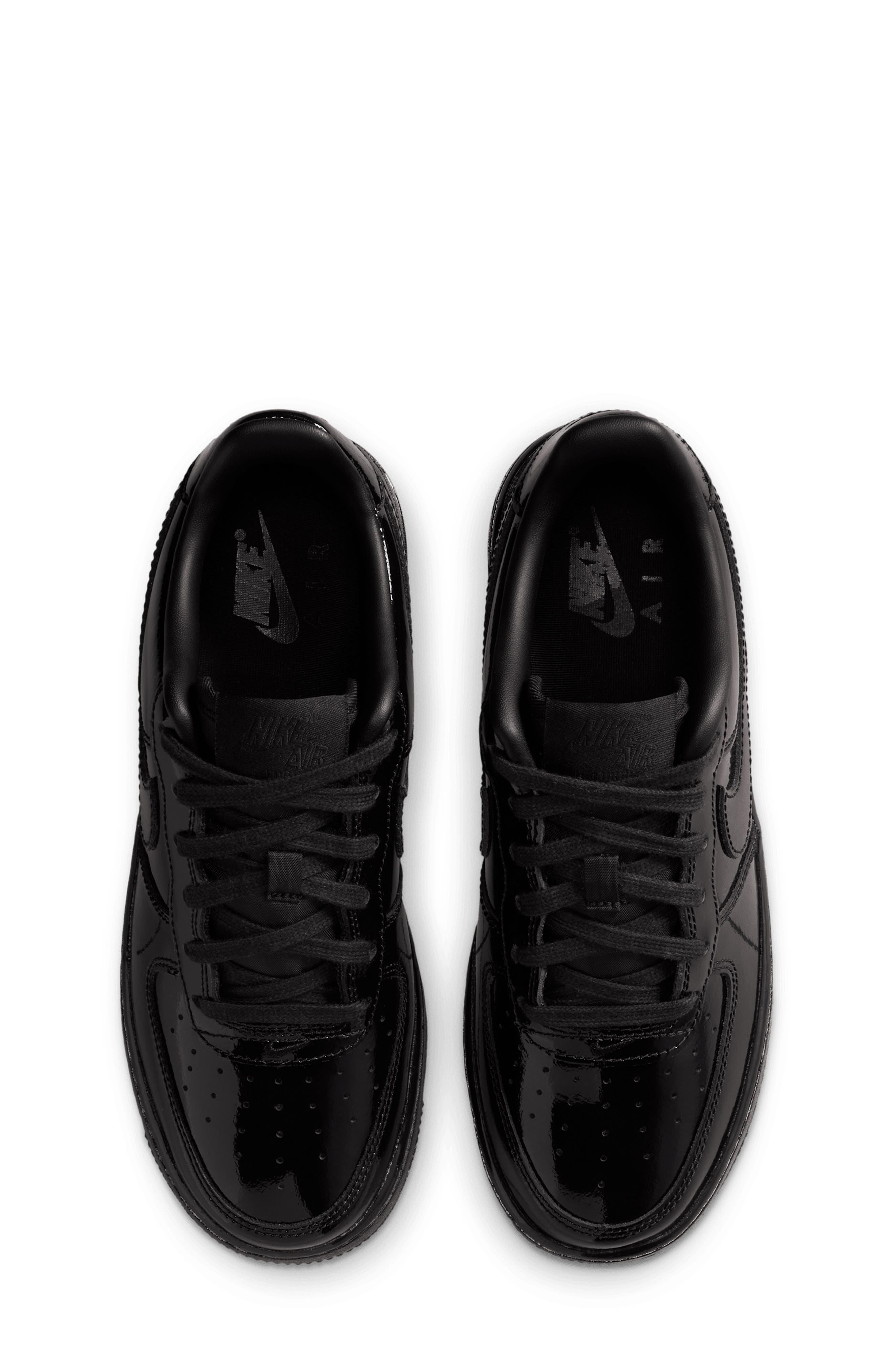 Nike Kids' Air Force 1 Basketball Sneaker, Alternate, color, Black/ Black/ Black