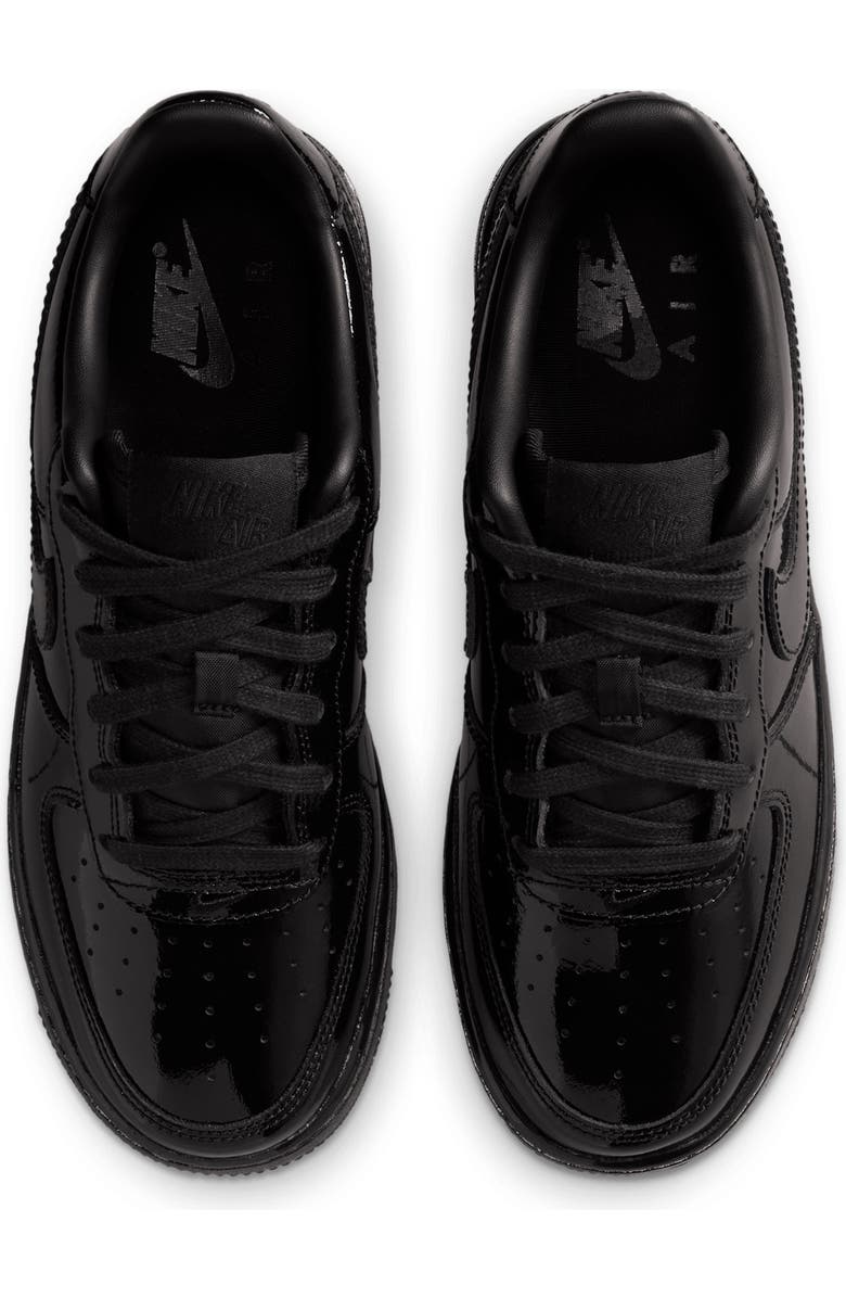 Nike Kids' Air Force 1 Basketball Sneaker, Alternate, color, Black/ Black/ Black