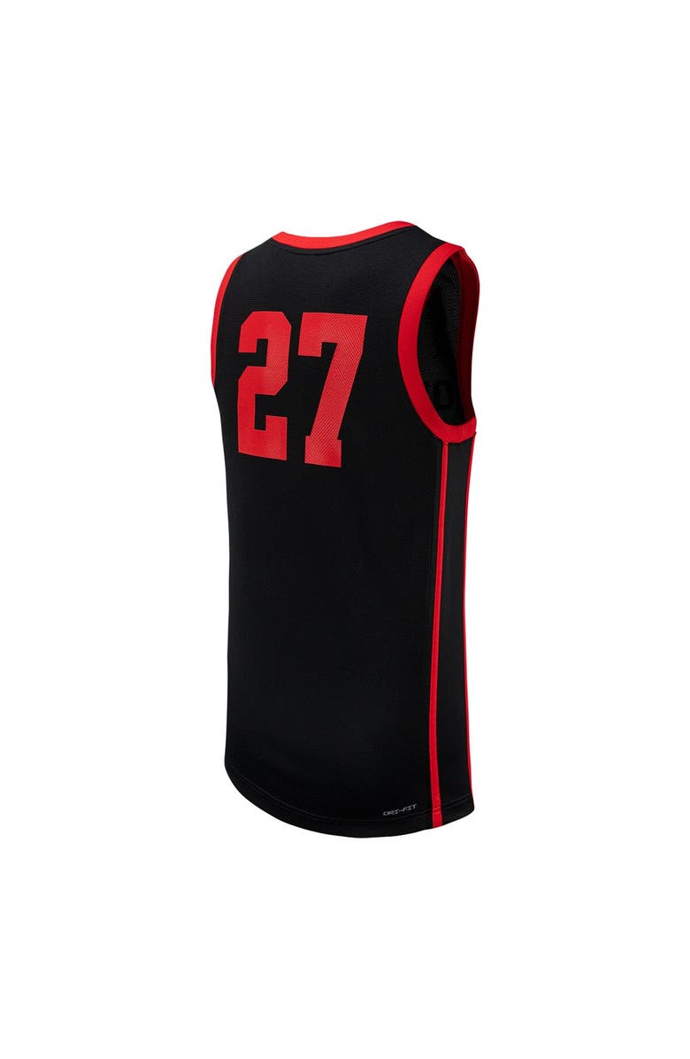 Jordan Brand Men's Jordan Brand #27 Black Houston Cougars Replica Basketball Jersey, Alternate, color, 