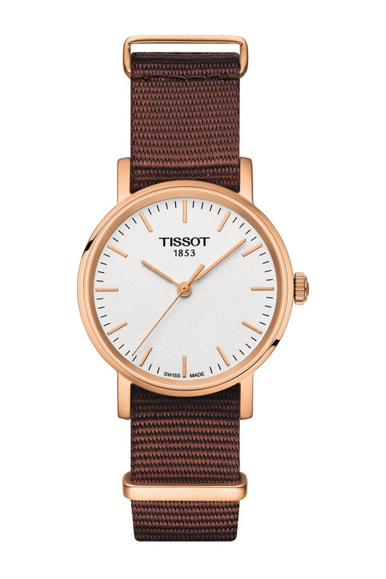 Women's Every Time Textile Strap Watch, 30mm, Main, color, 000