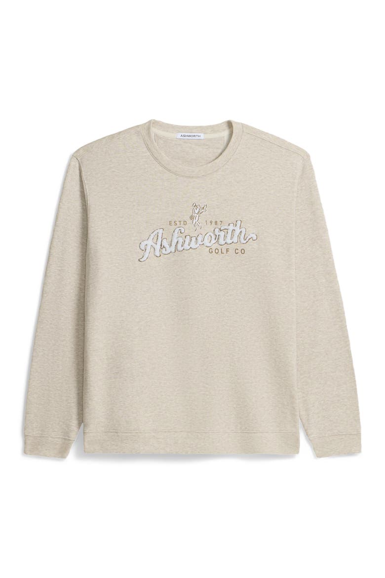 Ashworth Soft Crew, Alternate, color, Oatmeal Heather
