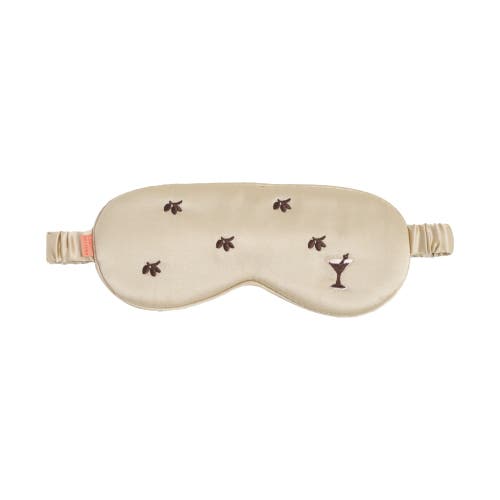 Lost Pattern Nyc Silk Sleep Eye Mask
