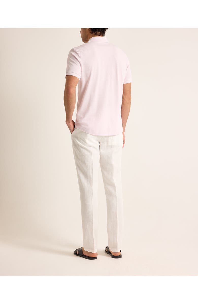 Orlebar Brown Bruno Pique Classic Fit Pique Polo, Alternate, color, Macaron Pink