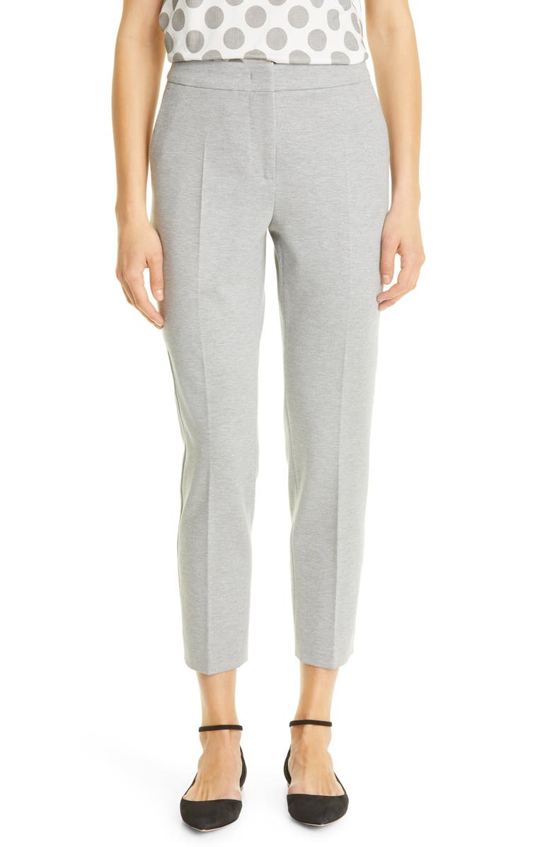 Max Mara Pegno Stretch Jersey Ankle Pants, Main, color,