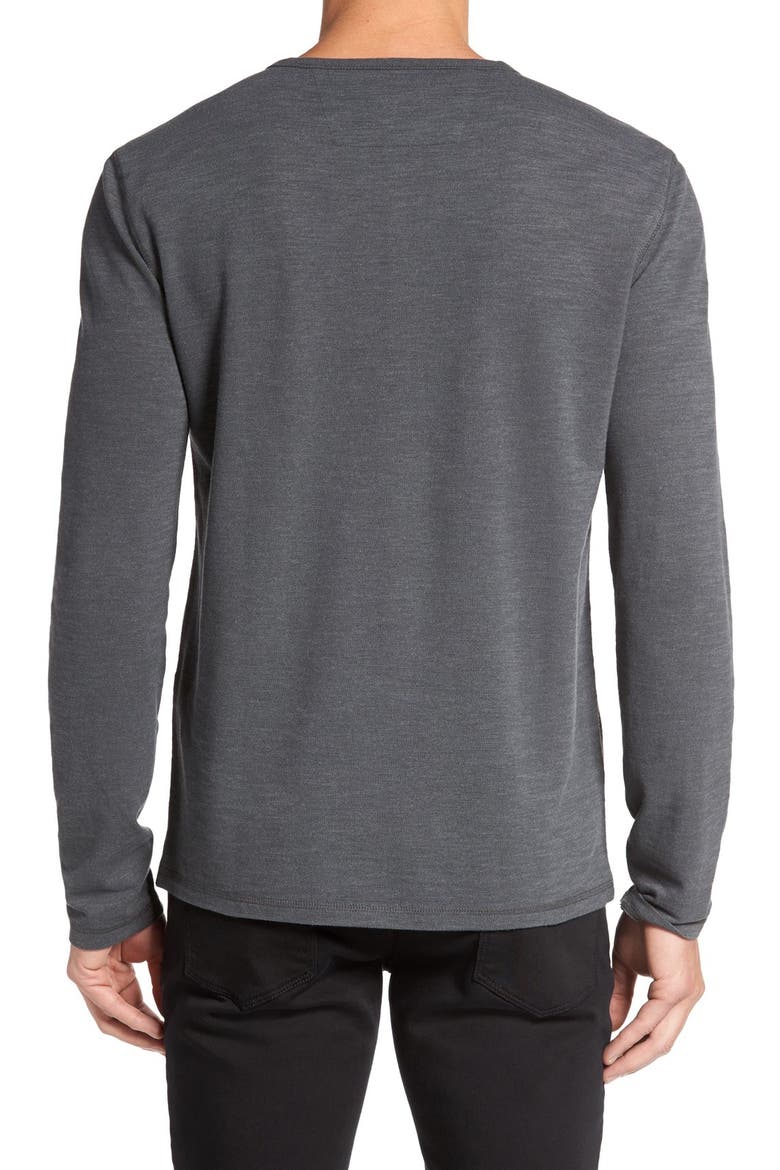 Snap Placket Henley, Alternate, color, GREY FLANNEL