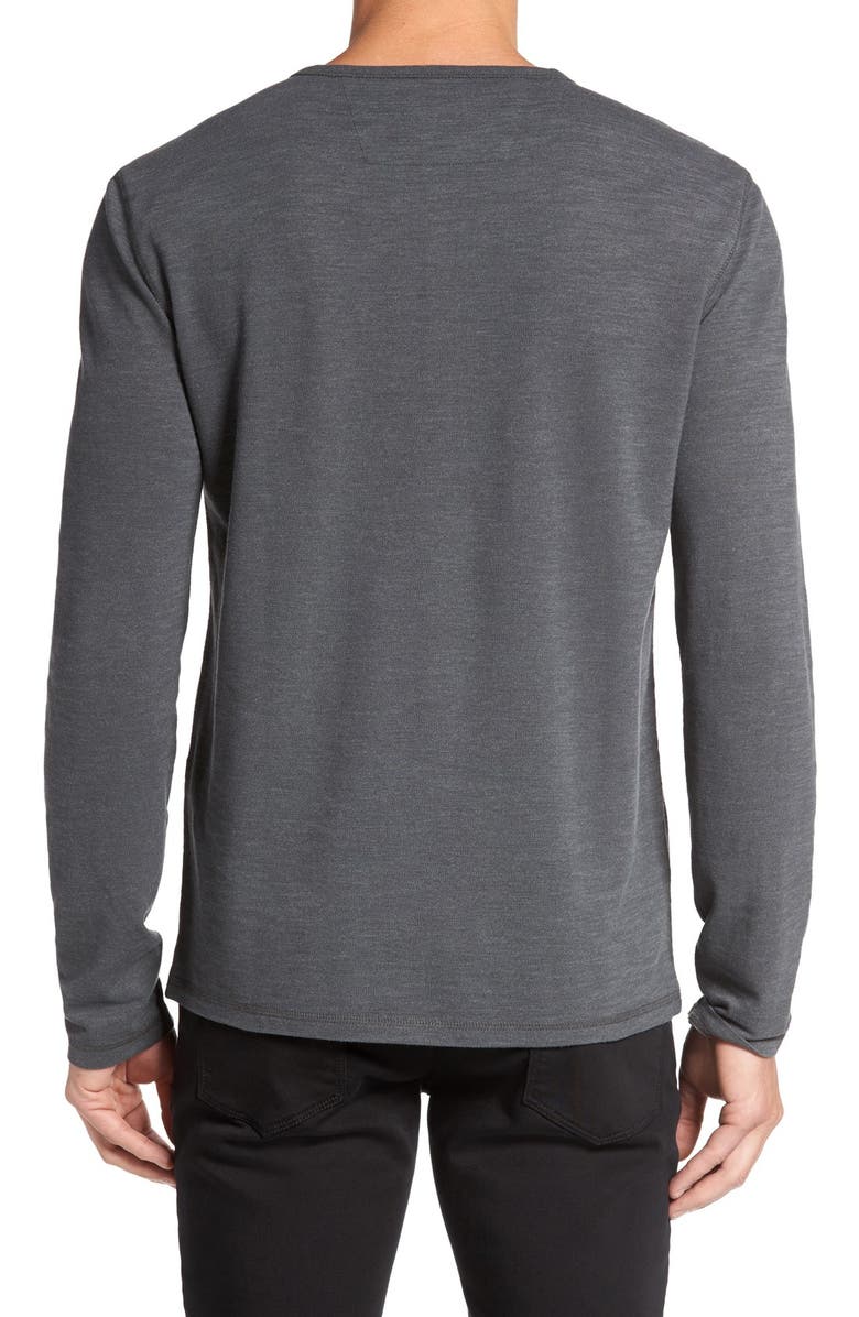 John Varvatos Star USA Snap Placket Henley, Alternate, color, 