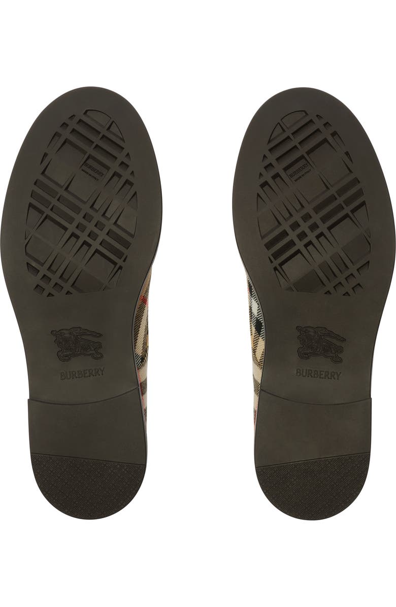 Burberry Check Pembroke Derby Shoes, Alternate, color, Sand Beige