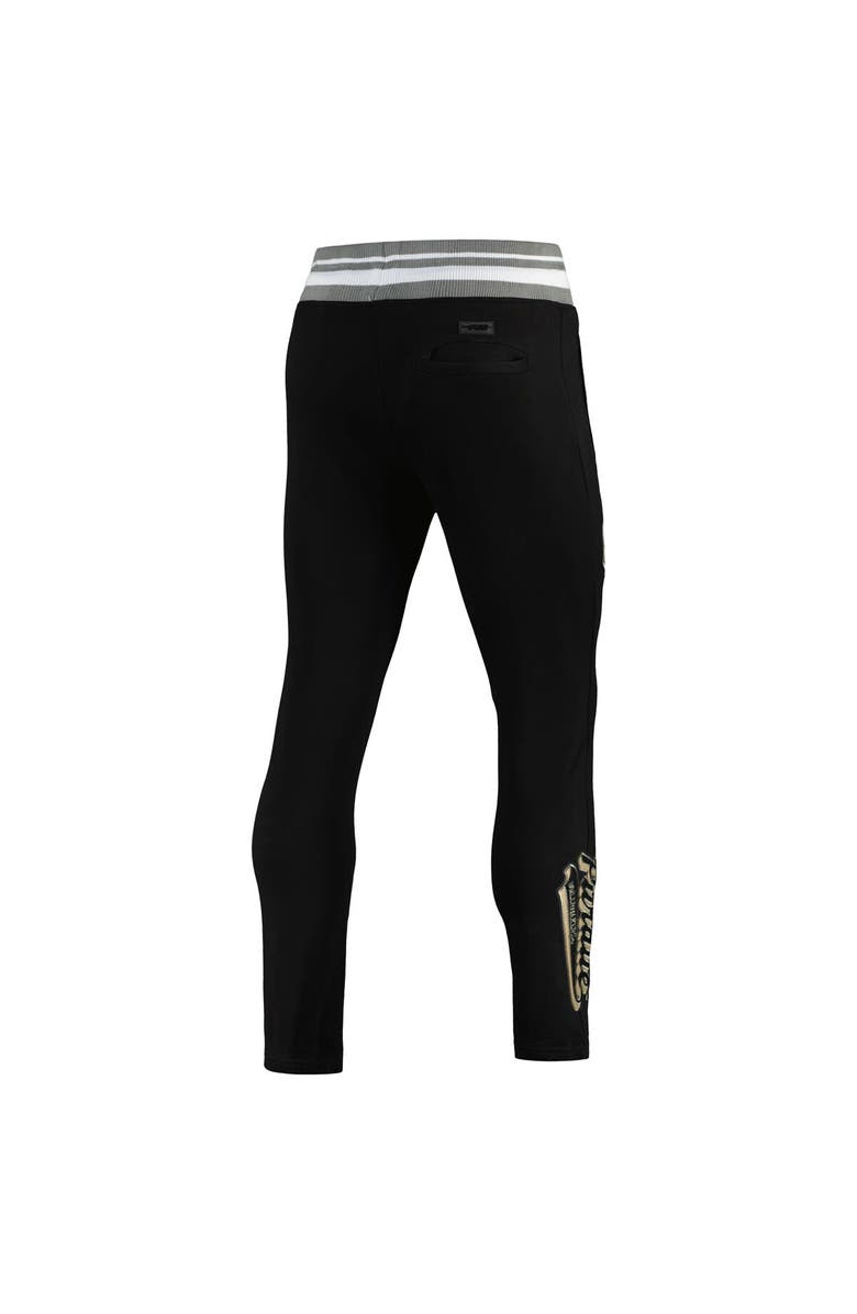 PRO STANDARD Men's Pro Standard Black Purdue Boilermakers Script Tail Fleece Sweatpants, Alternate, color, Black