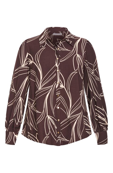 Rosabella Floral Button-Up Shirt