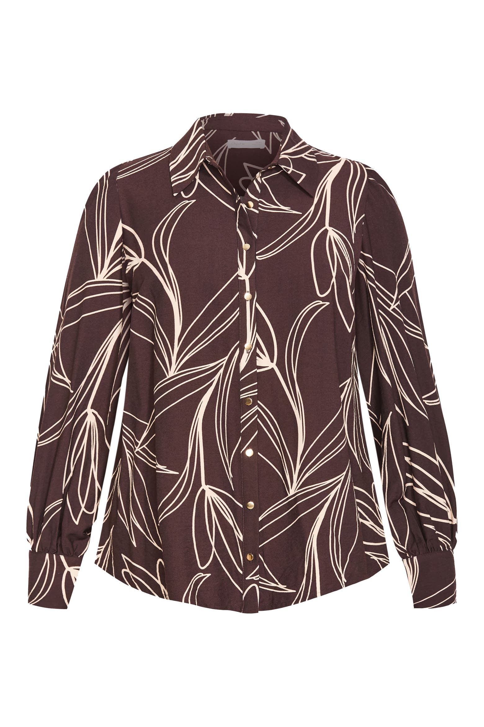 Card Color Button City Chic Rosabella Floral Button-Up Shirt (Women) | Nordstrom